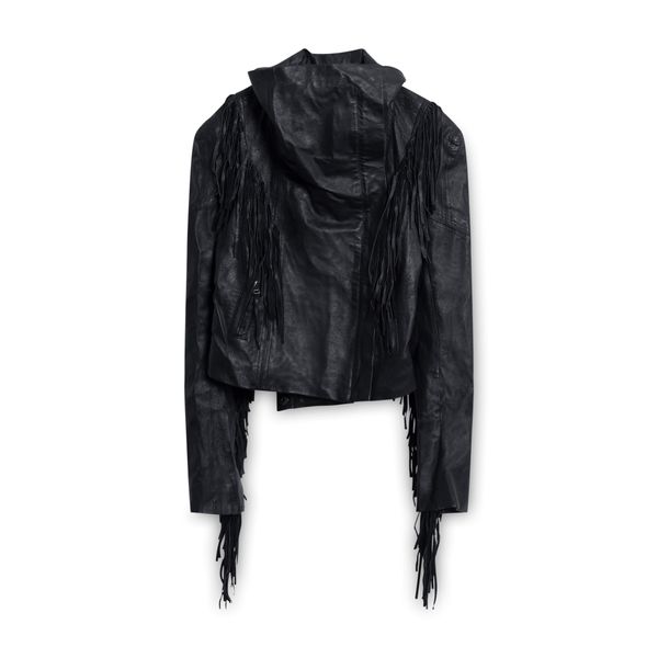 6 Shore Road Fringe Leather Jacket 