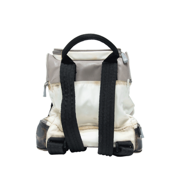 Vintage Chanel Sport White Tiered Backpack