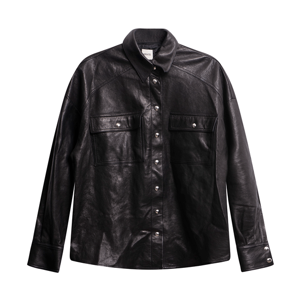 Khaite Lambskin Leather Jacket