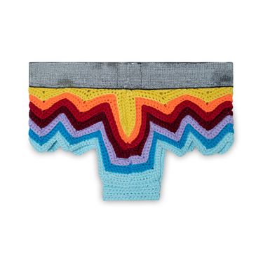 Lord von Schmitt Crochet Rainbow Shorts Swim Trunks