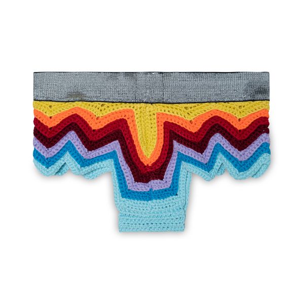 Lord von Schmitt Crochet Rainbow Shorts Swim Trunks