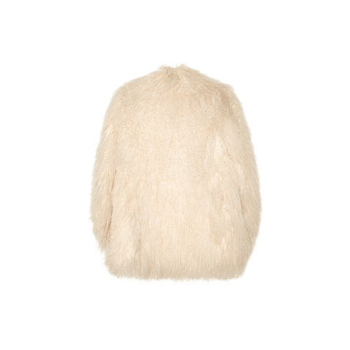 Vintage White Lamb Fur Jacket