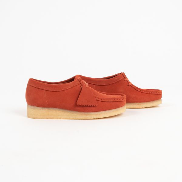 Clarks Wallabee Burnt Orange Suede