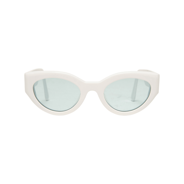 Gentle Monster White Tazi Sunglasses