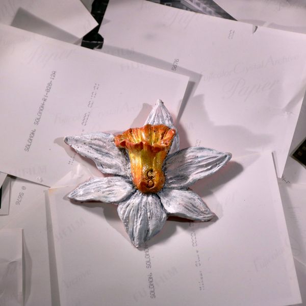 Narcissus Jonquilla (I am I am I) Breastpin