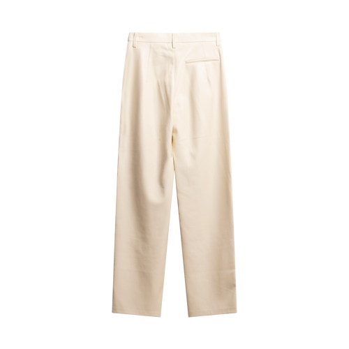 Nanushka White Leather Pants