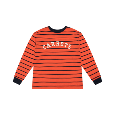 Carrots Orange and Navy Striped Wool Sweater