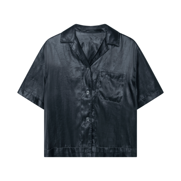 Acne Studios Black Boxy Button Up