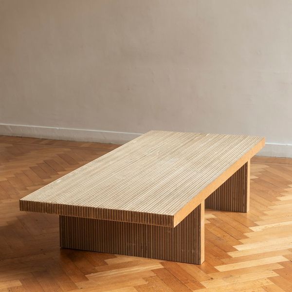 Easy Edges Cardboard Coffee Table/Daybe By Frank Gehry, 1972