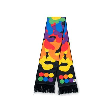 Abstract Scarf Black