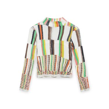 Eckhaus Latta Multicolored Striped Long Sleeve