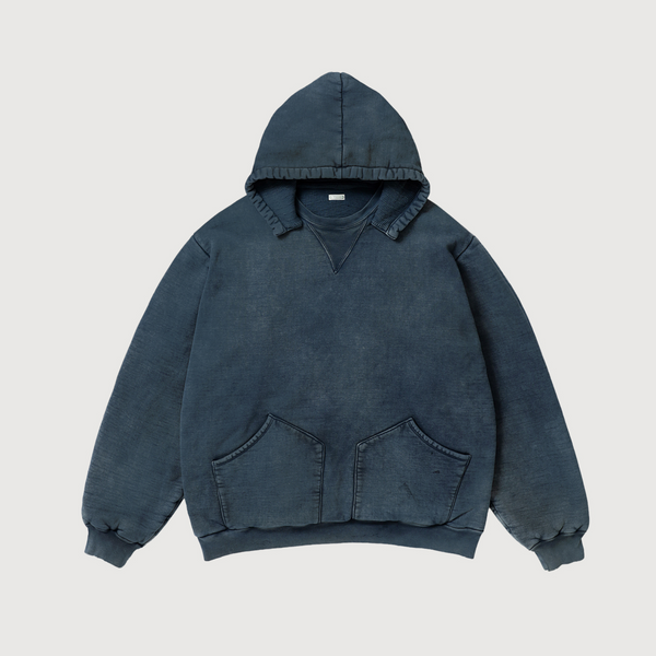 A.Presse Vintage Attached Hood Sweat Parka