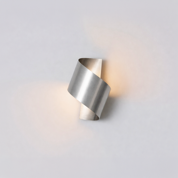 Silver Helix Wall Sconce, 2025