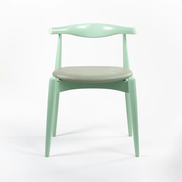 Mint Green Elbow Dining Chair by Hans Wegner for Carl Hansen, 2021