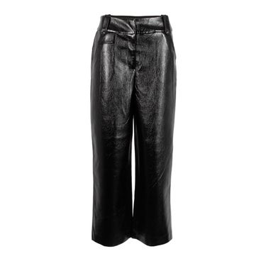 Three Floor Handsome Lady Faux Leather Trousers