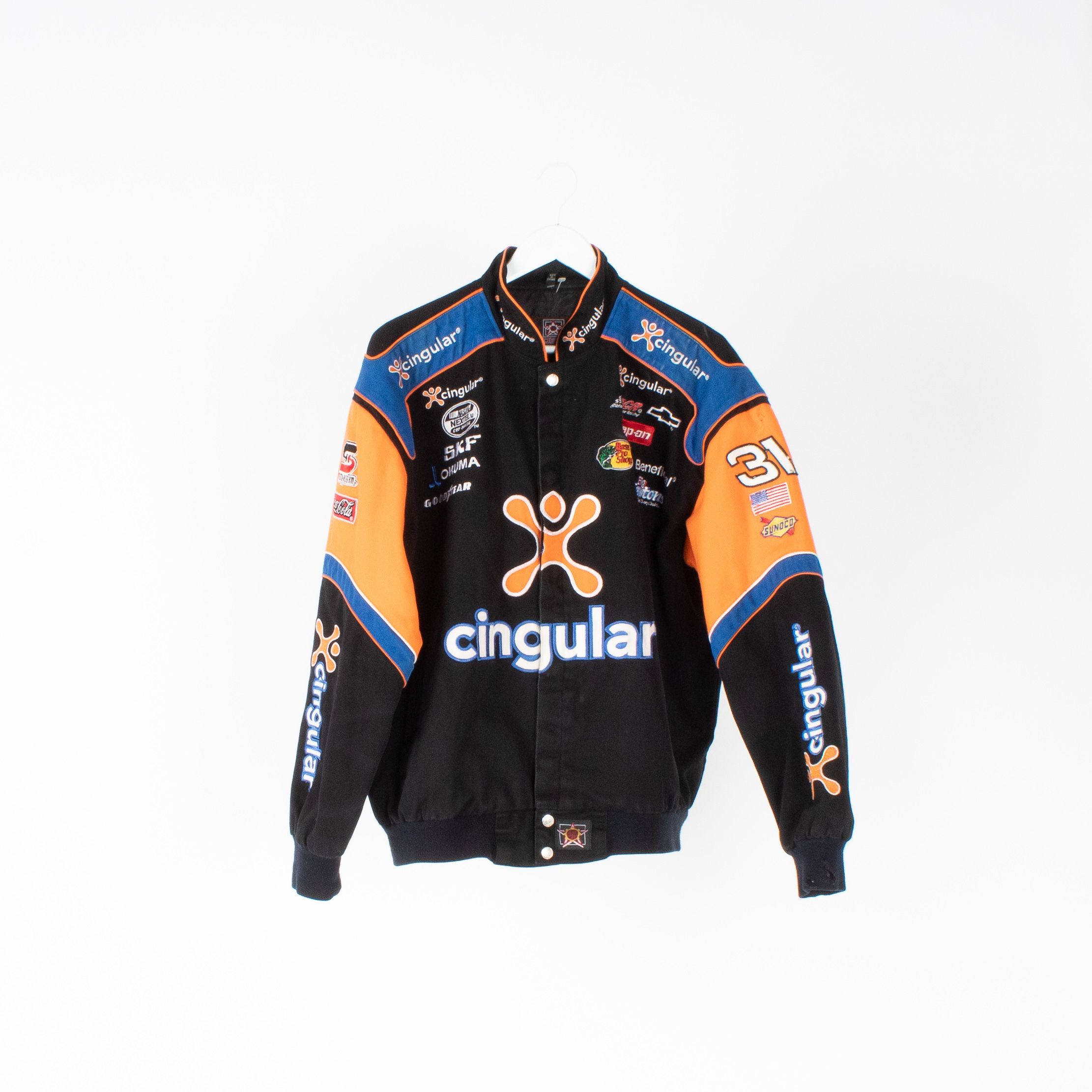 JH Design Cingular Wireless Racing Jacket by Georgie Flores | Basic.Space