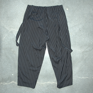 Enfants Riches Déprimés Pinstripe Wool Suspender Trousers