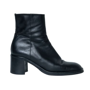 Vintage Black Leather Boot 