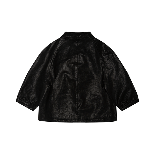 BCBG Cropped Leather Jacket