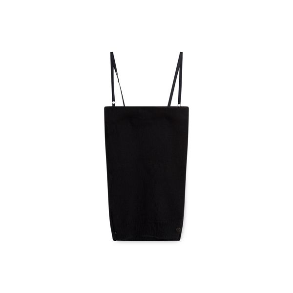 Dolce & Gabbana Black Corset Knit Top