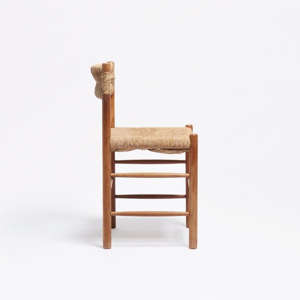 Dordogne Chair by Charlotte Perriand for Sentou, France, 1950s
