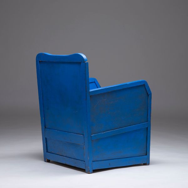Blue Art Deco Chair