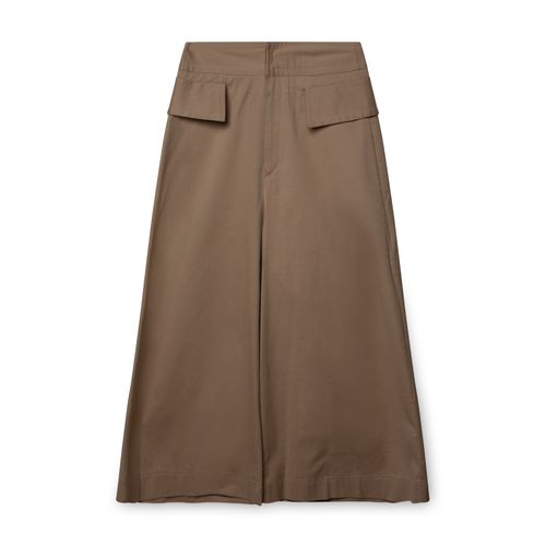TheOpen Wide Leg Cropped Trousers