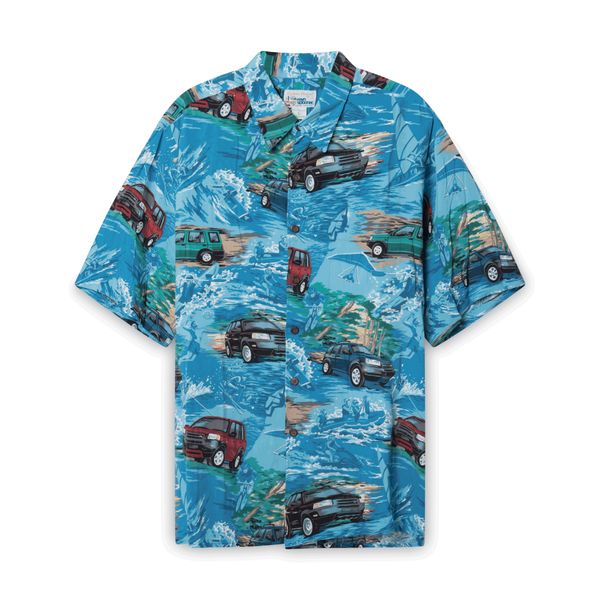 Reyn Spooner x Land Rover Hawaiian Shirt