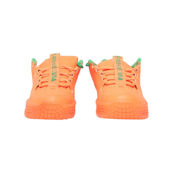 DC Orange and Green Sneakers