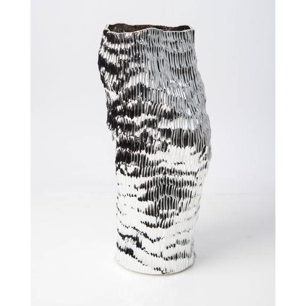 Silver Chrome Vase