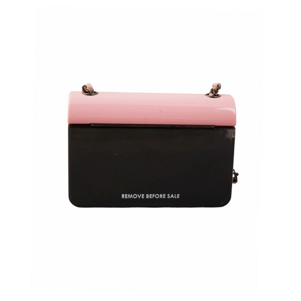Chanel SS2021 Mini Plexi Pink Shoulder Bag