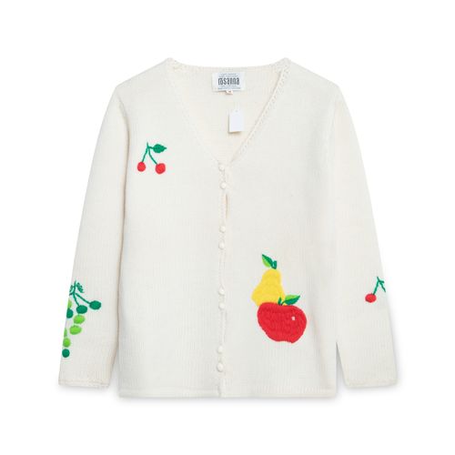 Vintage Rosanna Hand-Loomed Fruit Sweater