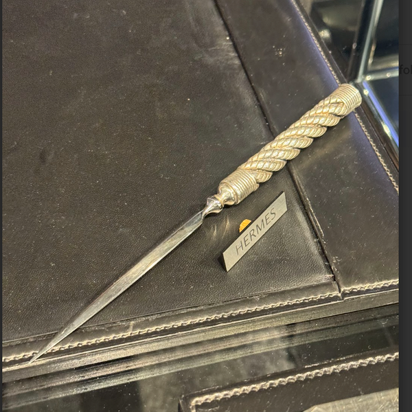 Hermes Rope Motif Letter Opener circa 1950s