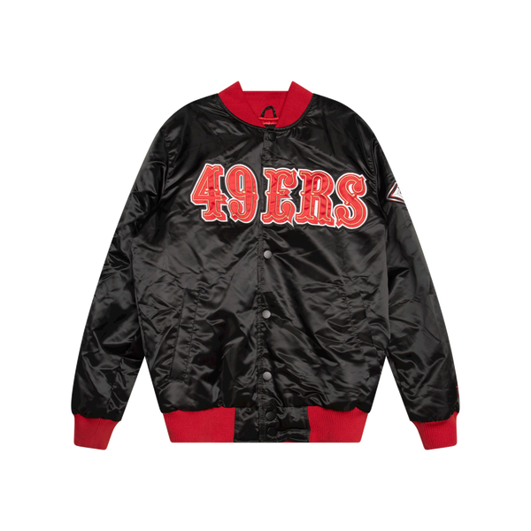 Starter 49ers Black Varsity Jacket