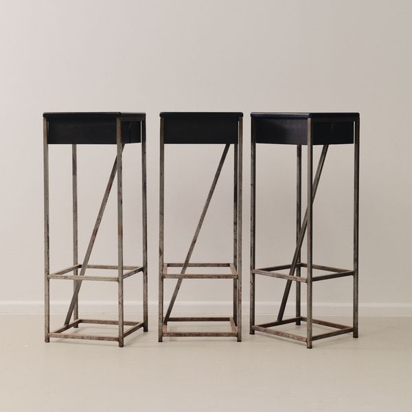 Set of 3 Custom Made Stools by Pentagon Group