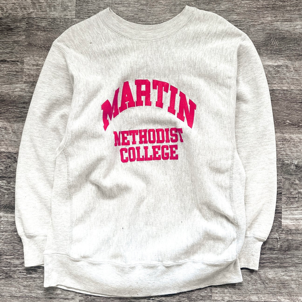 1990s Martin Methodist Reverse Weave Crewneck 