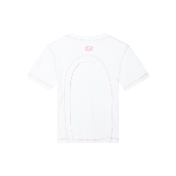 Phlemuns White Cotton Tee