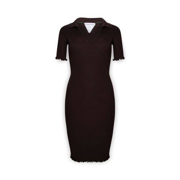 Bottega Veneta Wool Lightweight Rib Dress