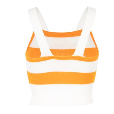 Vintage Name Droppers Creamsicle Striped Top