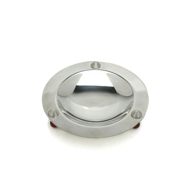 Puiforcat Silver-Plated Catch-All with Lapis Feet (c. 1950s)