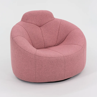 Pink Pumpkin High Back Swivel Lounge Chair by Pierre Paulin for Ligne Roset, 2023