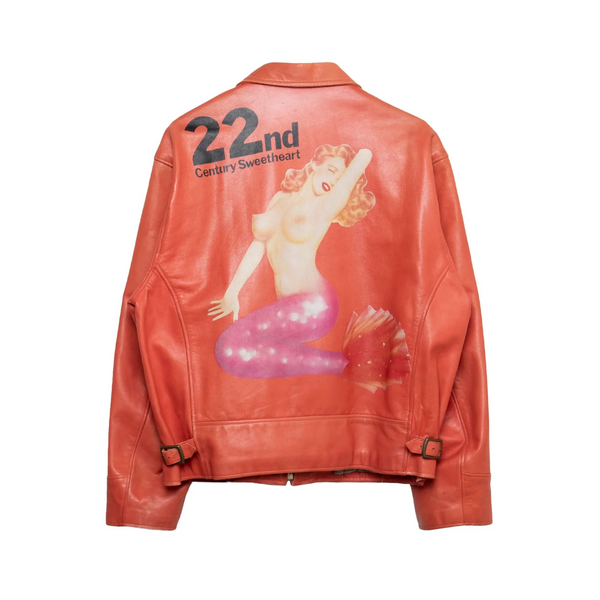 Yohji Yamamoto 22nd Century Sweetheart Leather Jacket