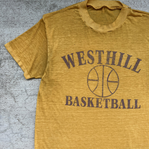 1980s Westhill Basketball Paper Thin Single Stitch Tee