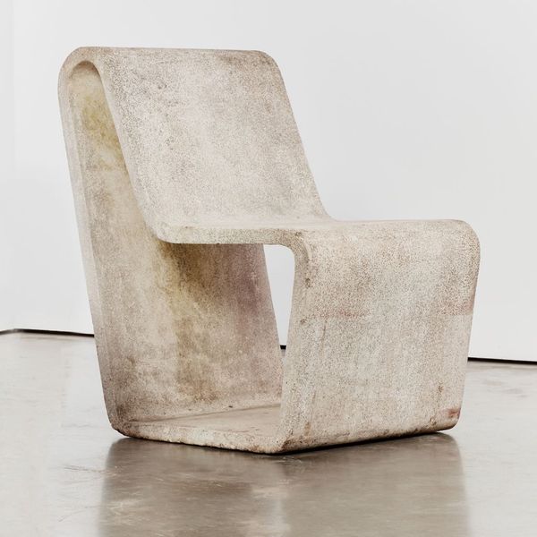Brutalist Municipal Concrete Chair, 1970s