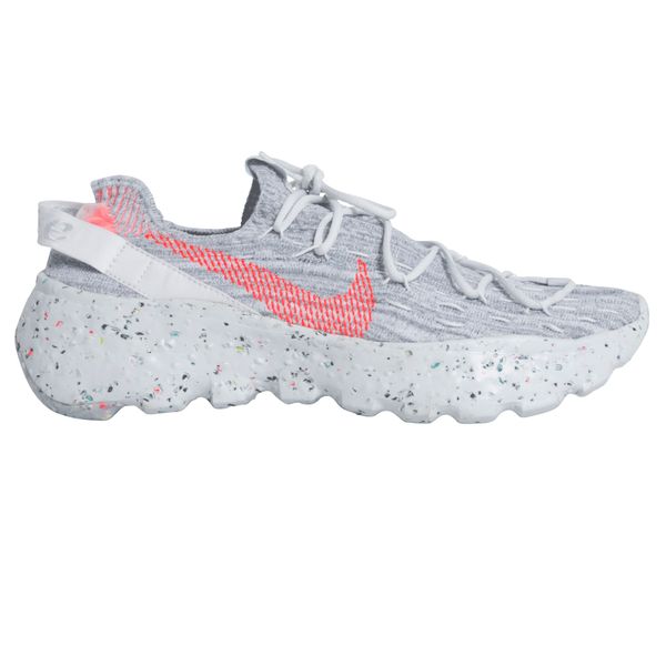 Nike Women's Space Hippie 04 Sneaker in Summer White/Hyper Crimson