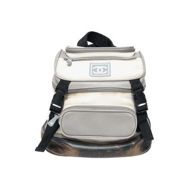 Vintage Chanel Sport White Tiered Backpack