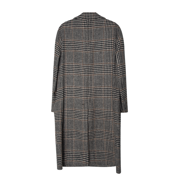 Massimo Alba Wool Houndstooth Overcoat