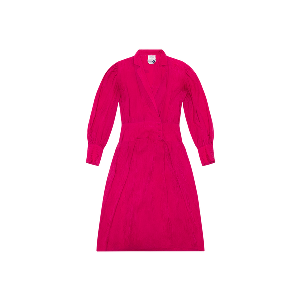 Vintage Hot Pink Midi Dress