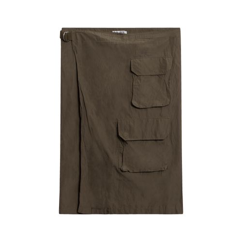 Vintage Our Legacy Military-Inspired Olive Wrap Skirt