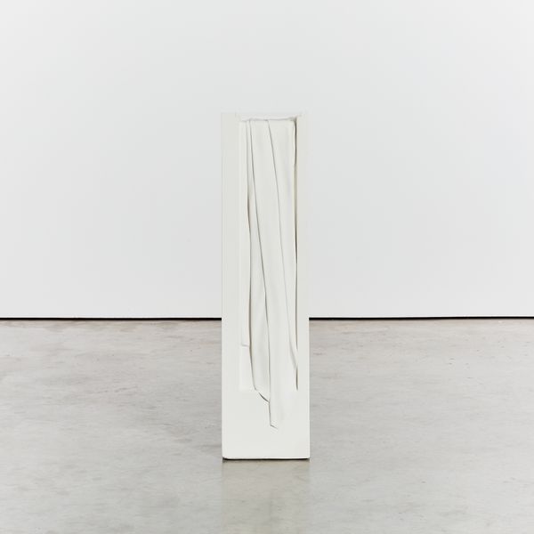 Sculptural Plaster Plinth by Atelier Sedap